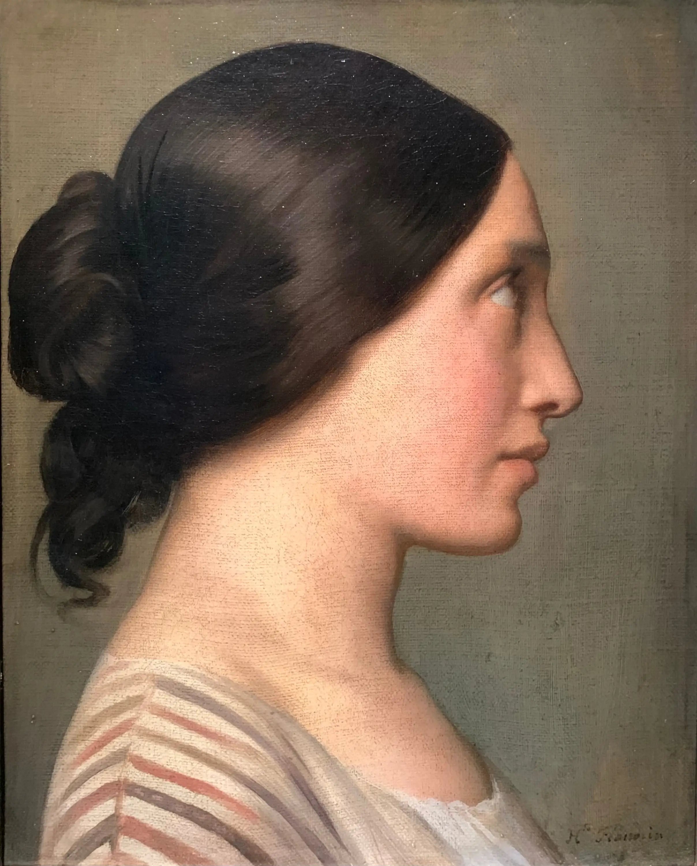 La Florentine - Hippolyte Flandrin - Alpha Reproduction