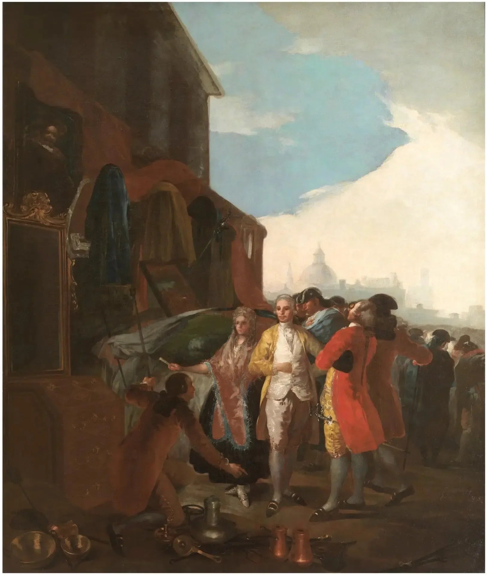 La Foire de Madrid - Francisco de Goya image 1 reproduction artisanale de tableau