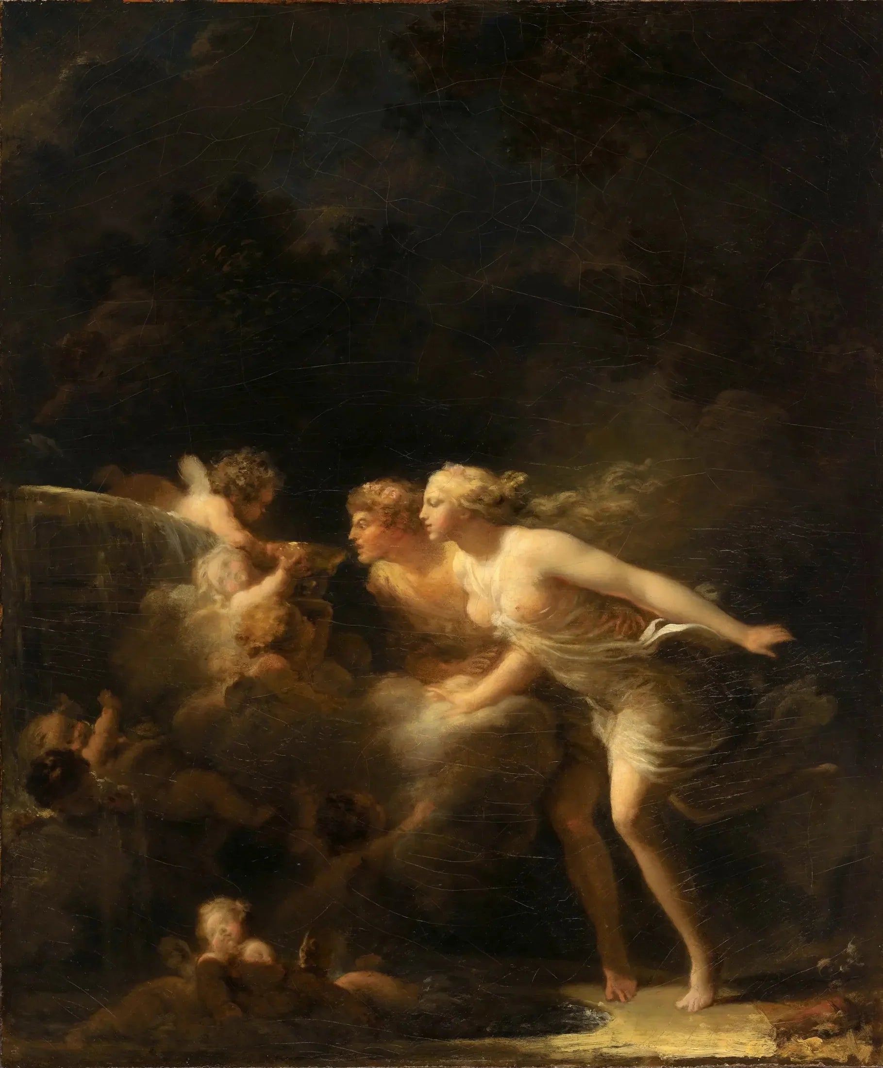 La Fontaine d'amour - Jean-Honoré Fragonard image 1 copie peinte à la main à l’huile