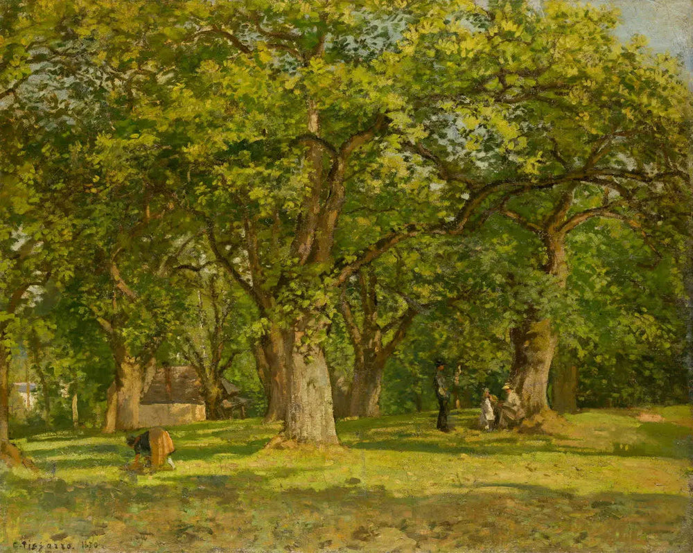 La Forêt - Camille Pissarro image 1 copie peinte à la main à l’huile