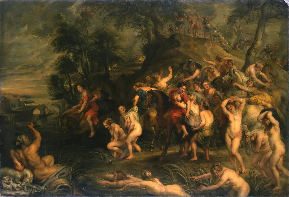 La fuite de Cloelia - Peter Paul Rubens image 1 reproduction d’œuvre d’art à l’huile