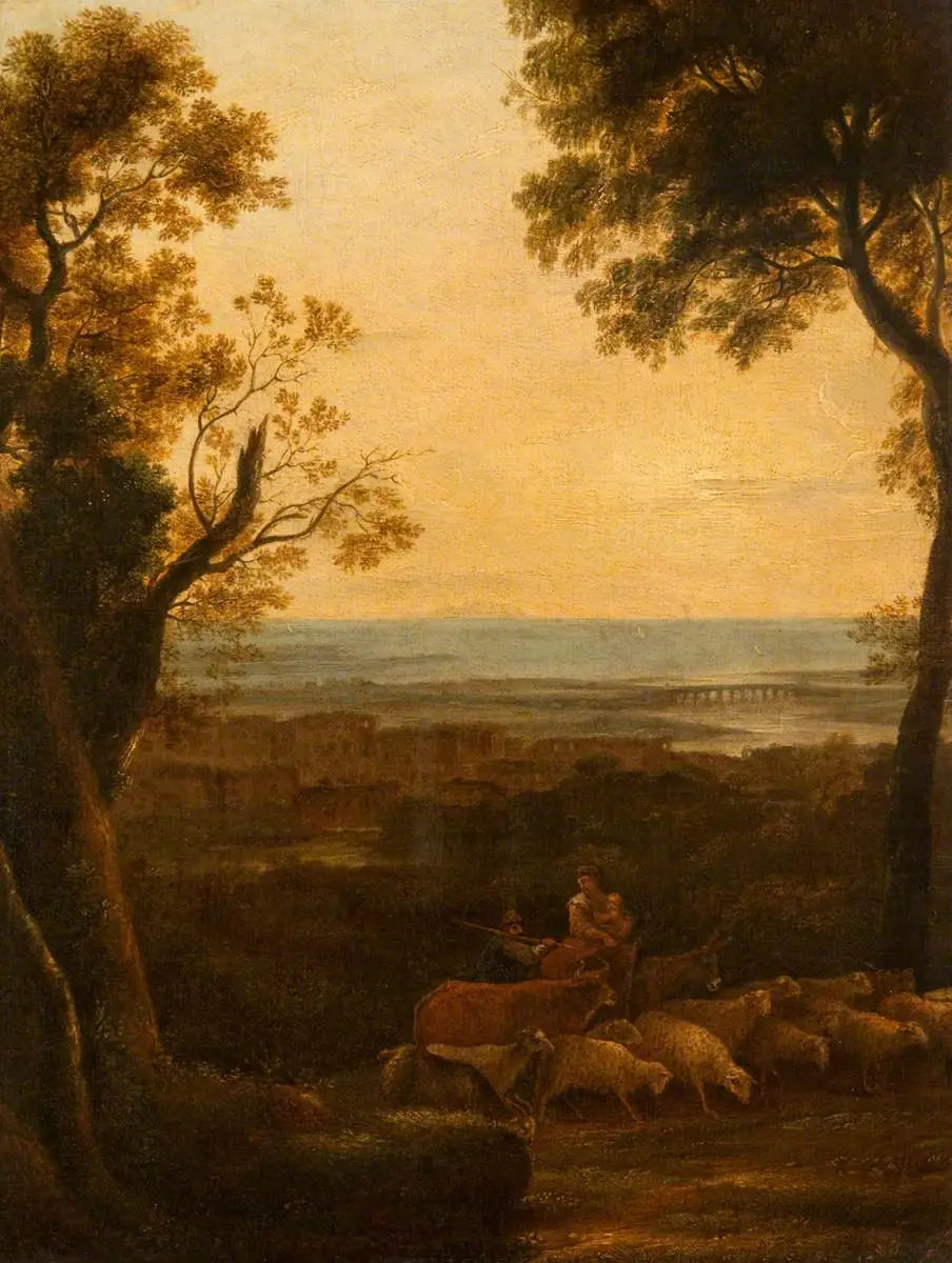 La fuite en Égypte - Claude Lorrain - Alpha Reproduction