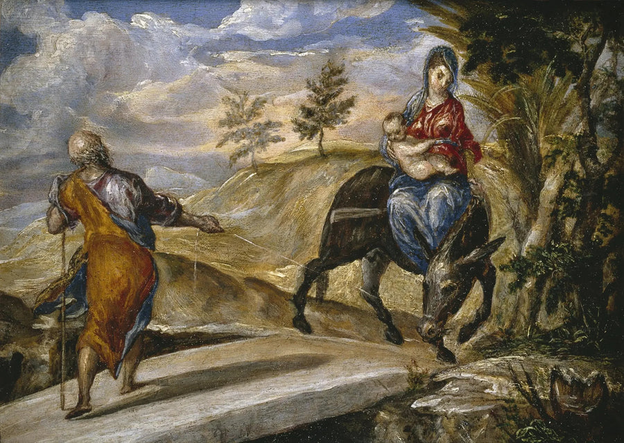 La Fuite en Égypte - El Greco
การหนีไปอียิปต์ - เอล เกรโก