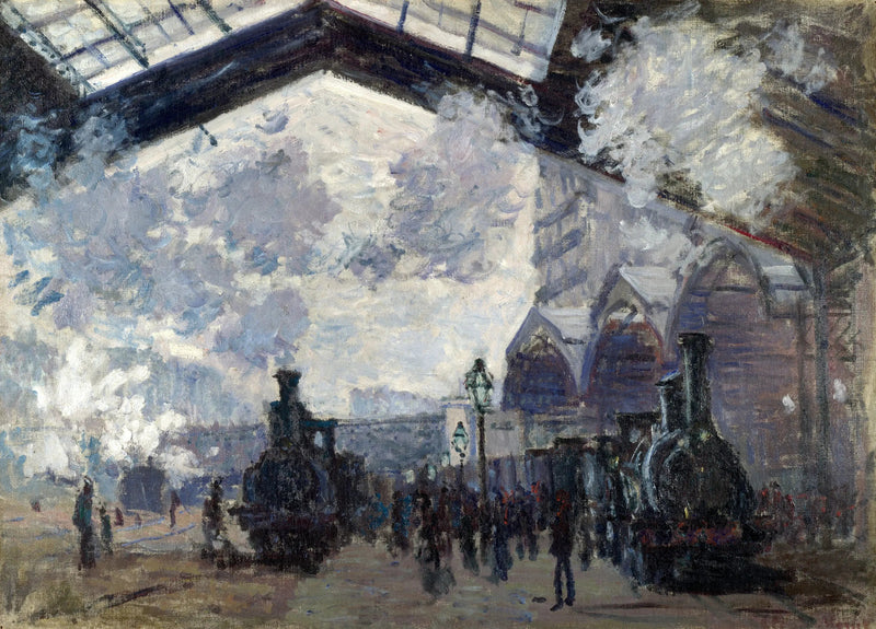 สถานีรถไฟเซนต์-ลาซาร์ - Claude Monet