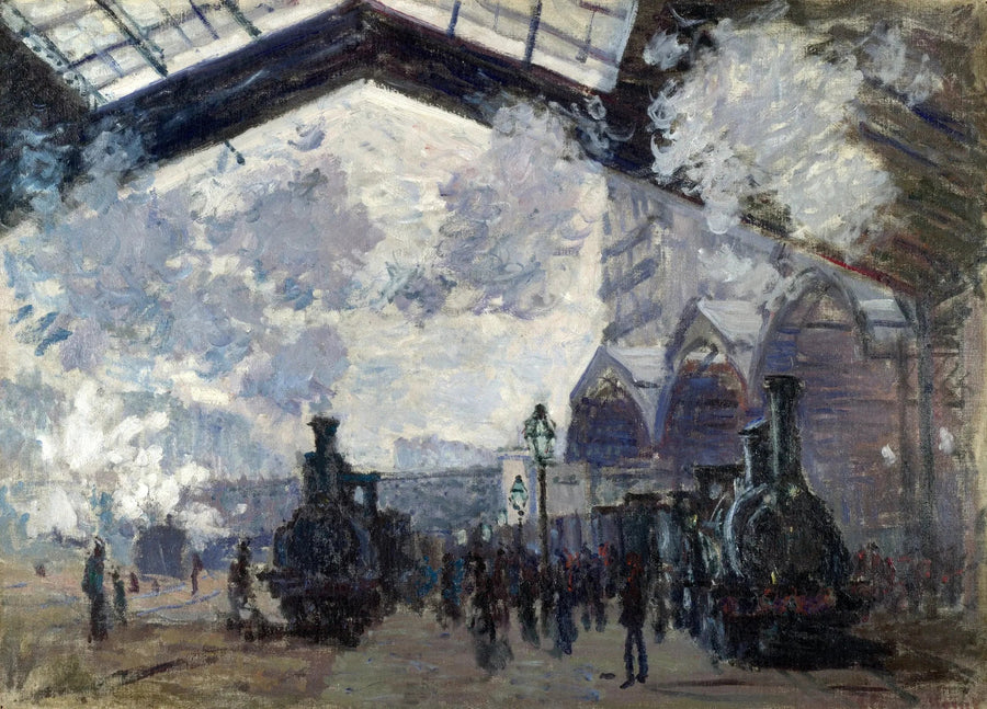 สถานีรถไฟเซนต์-ลาซาร์ - Claude Monet