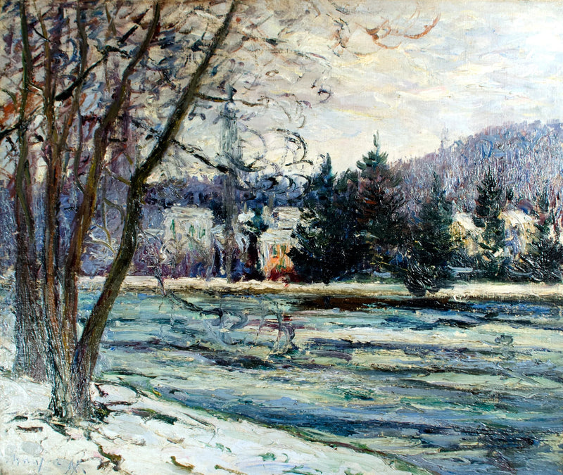 น้ำแข็ง, บึงในเมือง Ville d'Avray - Maxime Maufra