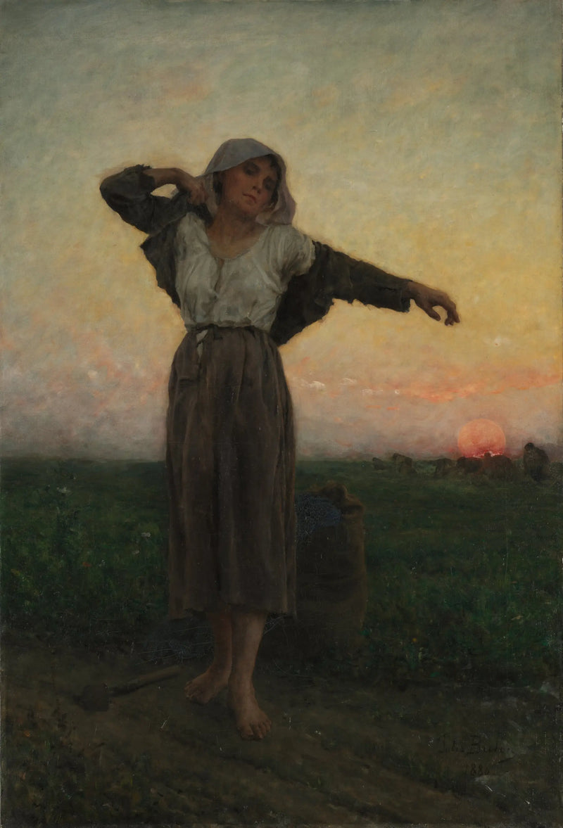 ผู้เก็บเกี่ยวที่เหนื่อยล้า - Jules Breton