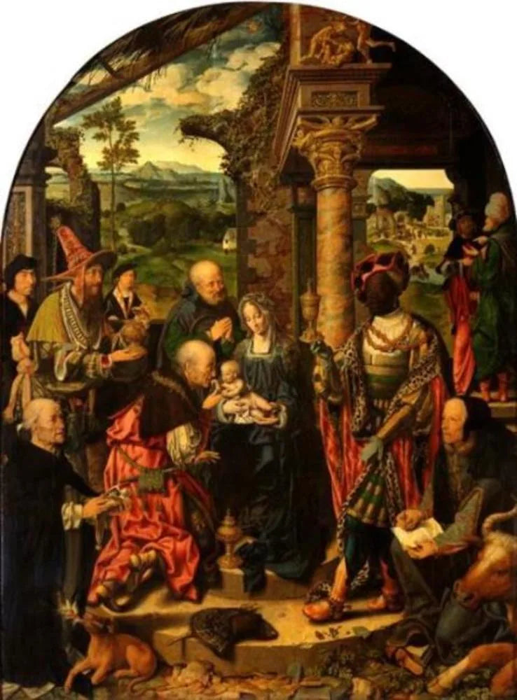 การนมัสการของกษัตริย์ใหญ่ - Joos van Cleve