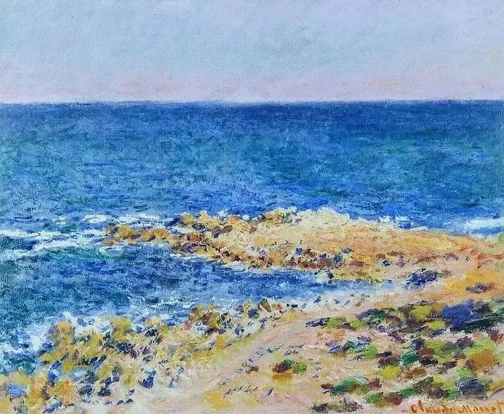 ทะเลเมดิเตอร์เรเนียนที่อันติบ - Claude Monet