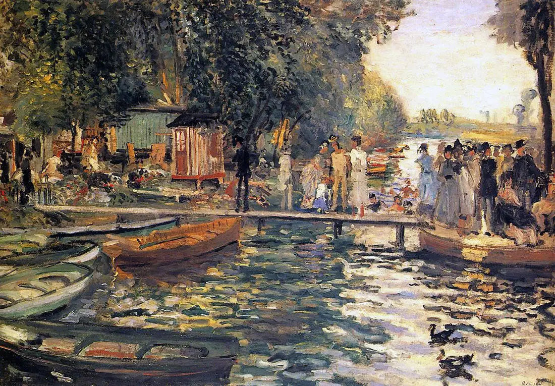 La Grenouillère - Pierre-Auguste Renoir image 1 copie de tableau peinte à la main