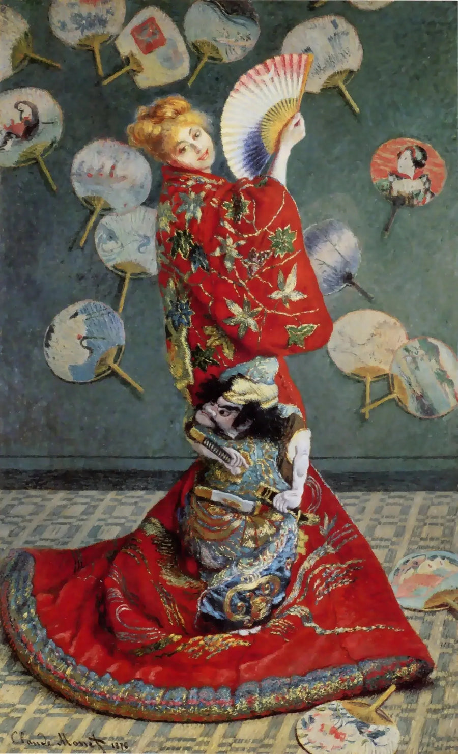 สาวญี่ปุ่น - Claude Monet