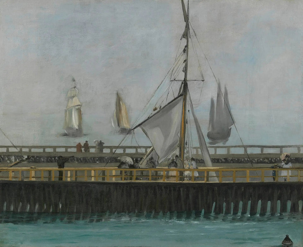 La Jetée de Boulogne-sur-Mer - Édouard Manet image 1 copie de tableau peinte à la main