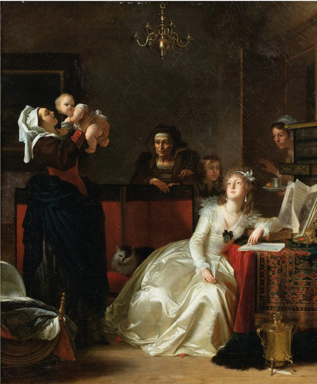 La Jeune mère érudite - Jean-Honoré Fragonard - Alpha Reproduction