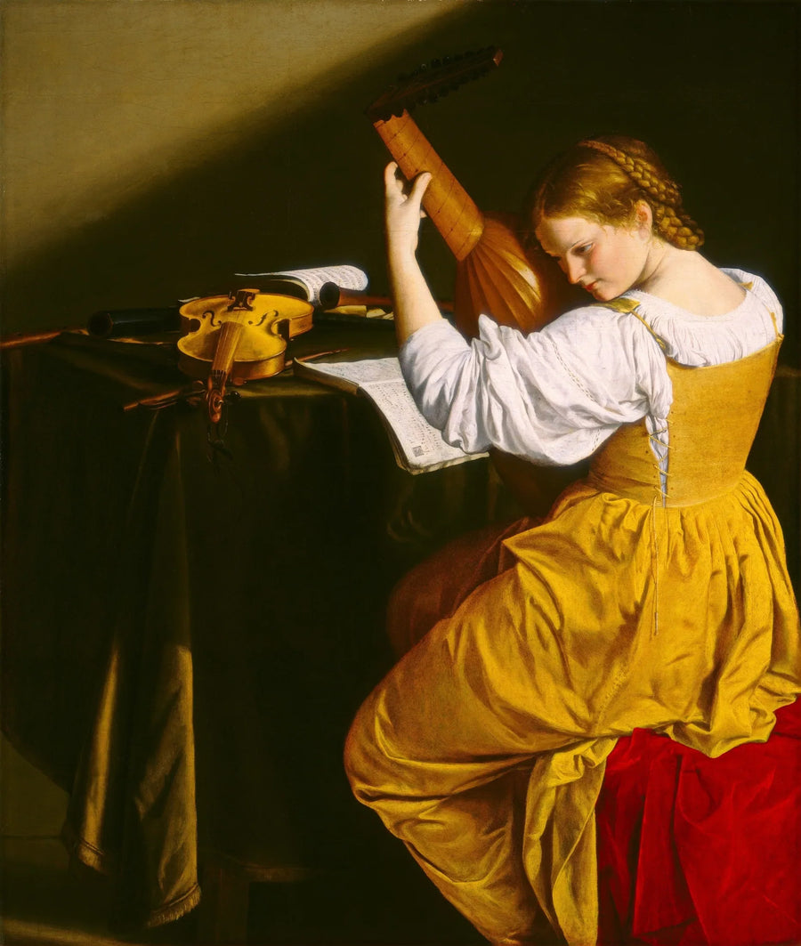 นักเล่นพิณ - Orazio Gentileschi