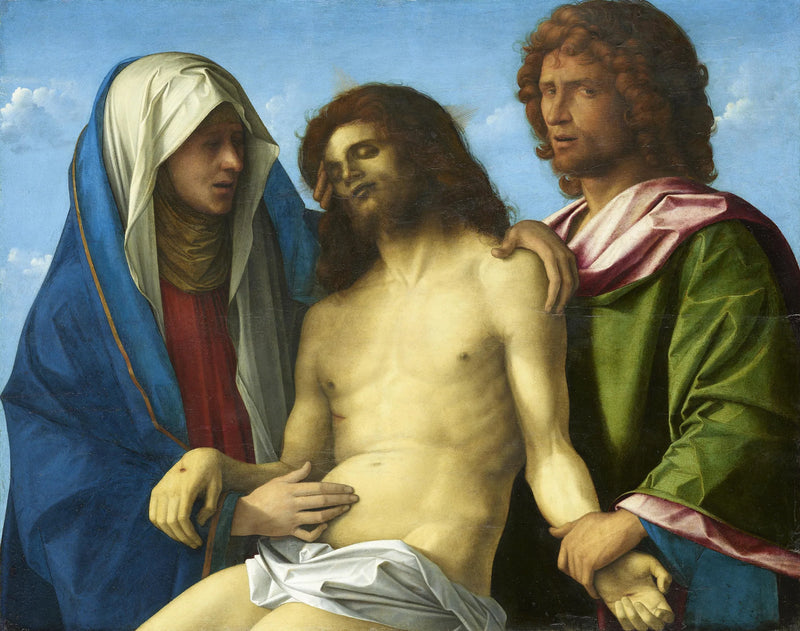 ภาพวรสาร : ร่างกายของพระคริสต์ที่ถูกถือโดยมารีและนักบุญยอห์น / Pietà - จิออวานนี เบลลินี