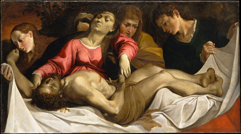 ภาพสวดมนต์บนร่างของพระคริสต์ที่สิ้นพระชนม์ - Ludovico Carracci