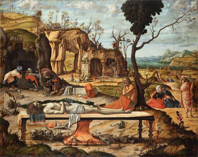 ภาพสวดมนต์บนร่างของพระคริสต์ที่สิ้นพระชนม์ - Vittore Carpaccio