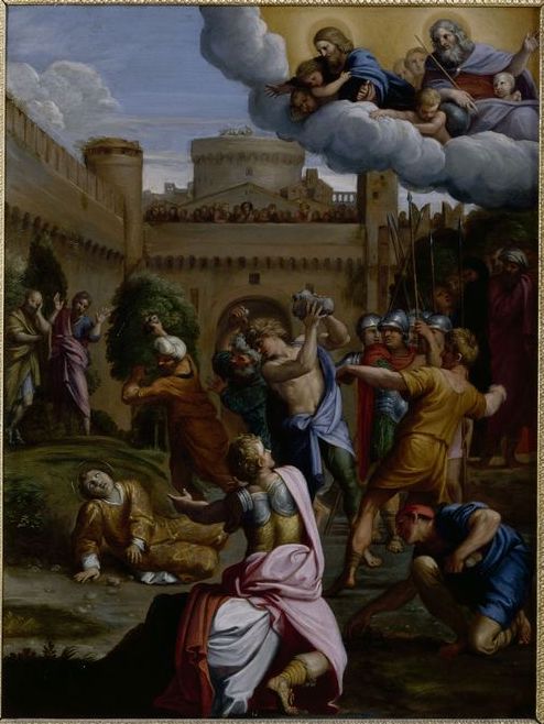 การประหารด้วยหินของนักบุญสเตเฟน - Domenichino