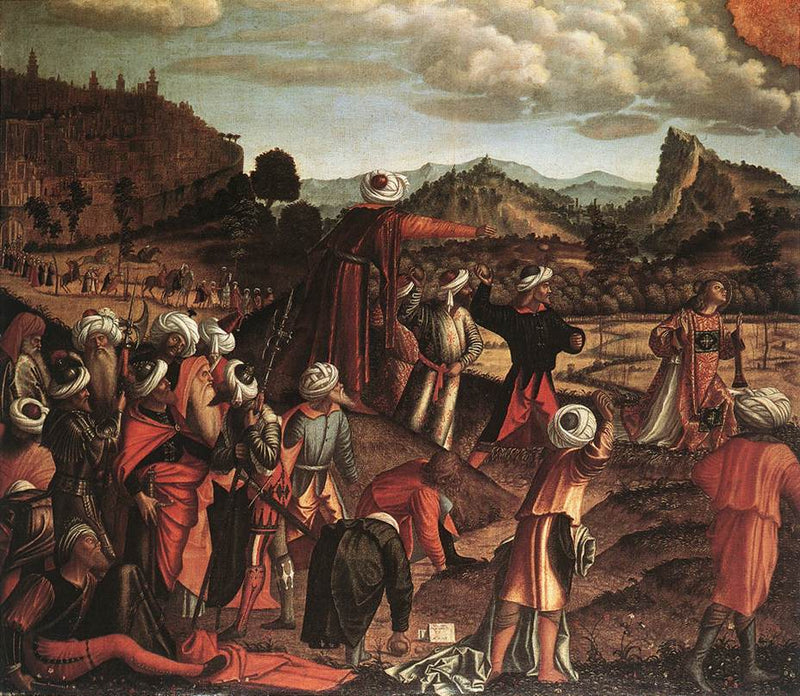 การประหารด้วยหินของนักบุญสเตเฟน - Vittore Carpaccio