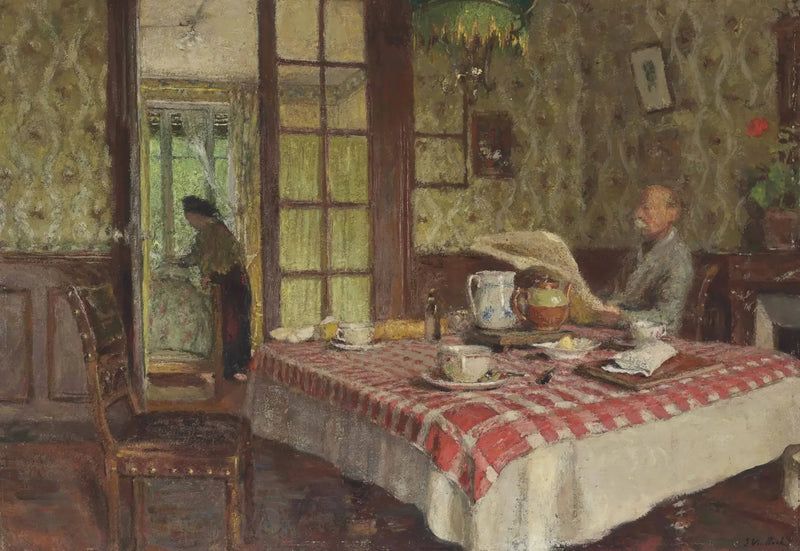 การอ่านในห้องรับประทานอาหาร, วัคร็อง - Édouard Vuillard