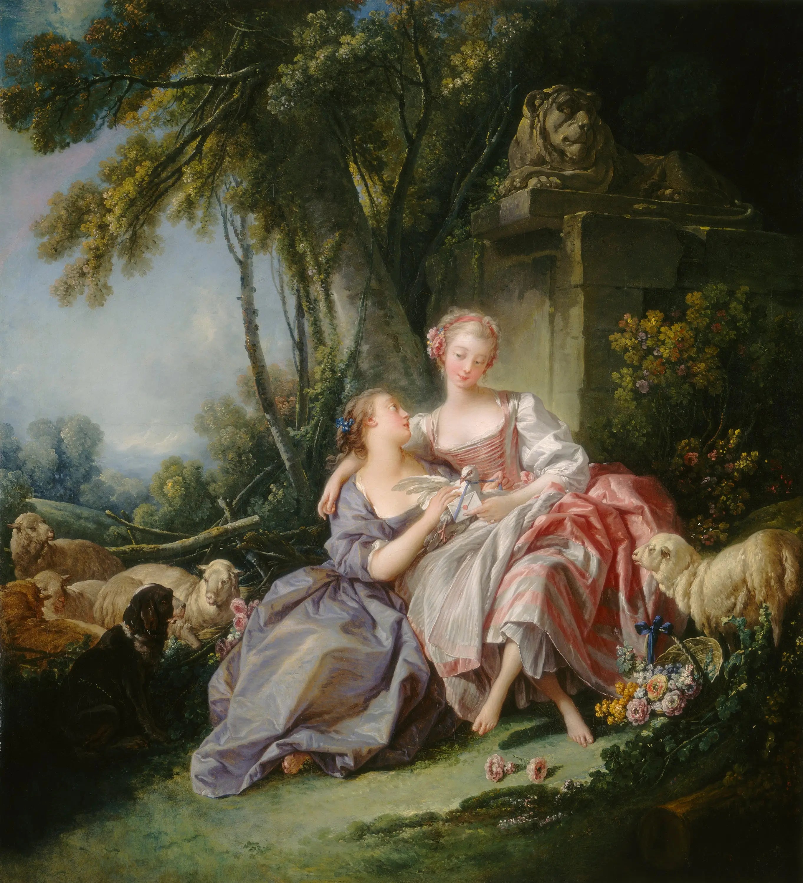 La lettre d’amour - François Boucher - Alpha Reproduction