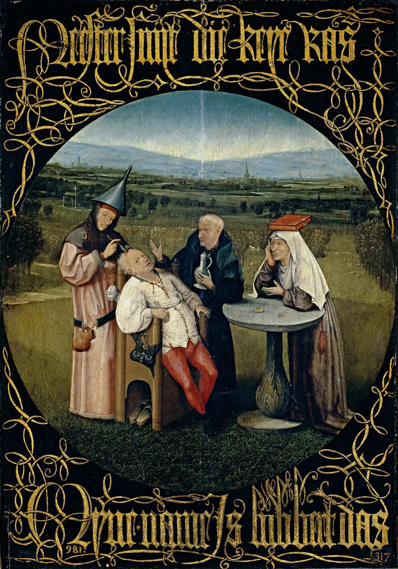 การผ่าตัดหิน - Hieronymus Bosch