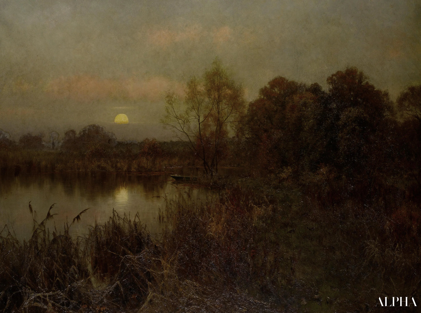 La lune montante - Edward Wilkins Waite - Reproductions de tableaux et peintures haut de gamme