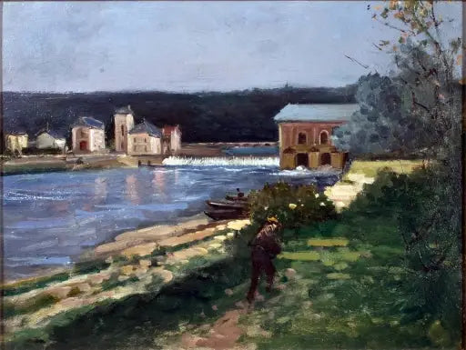 La machine de Marly - Gustave Caillebotte