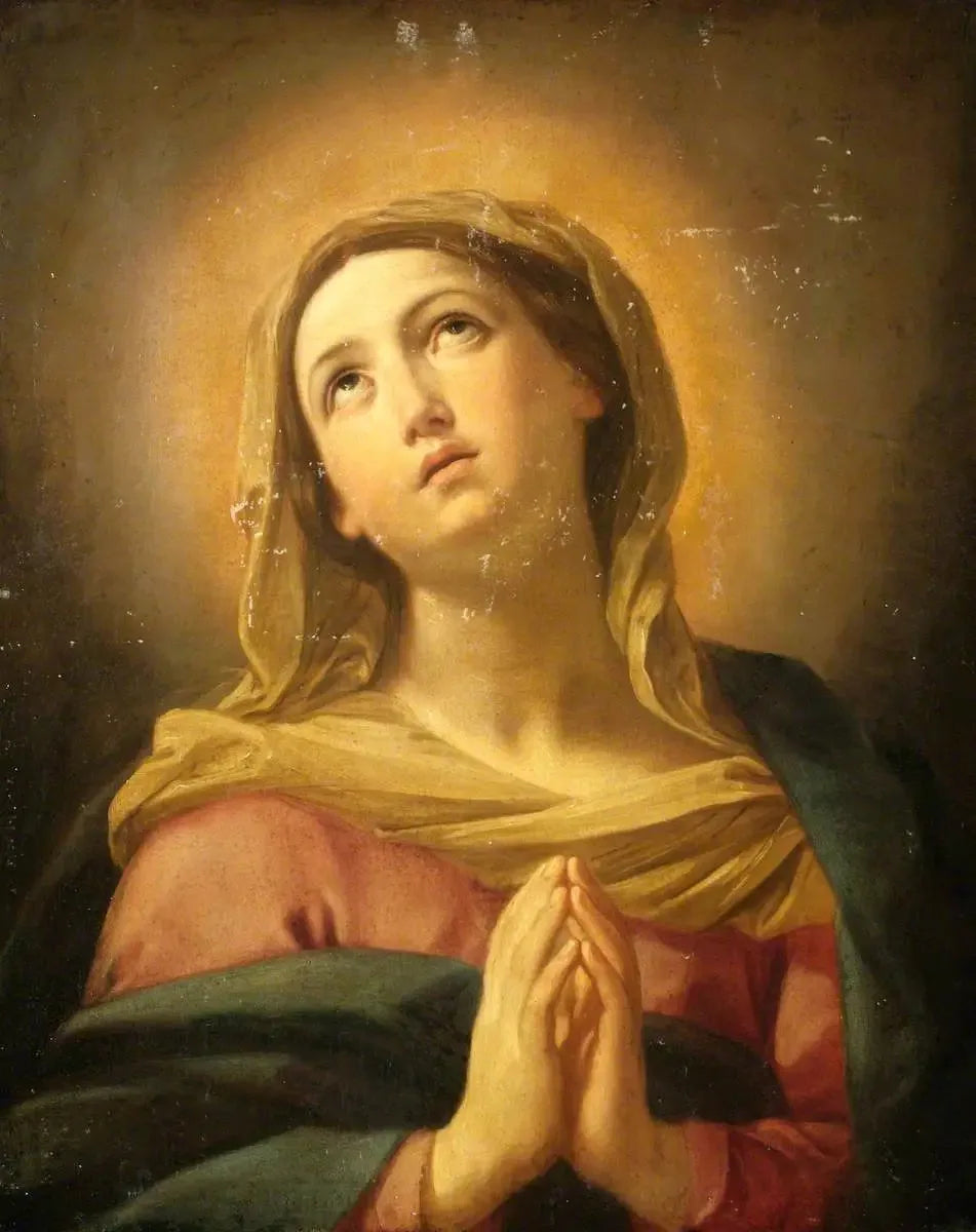La Madone en prière - Guido Reni image 1 copie peinte à la main à l’huile