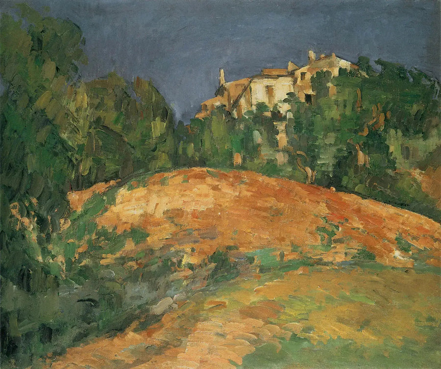 บ้านของ Bellevue บนเนินเขา - Paul Cézanne
