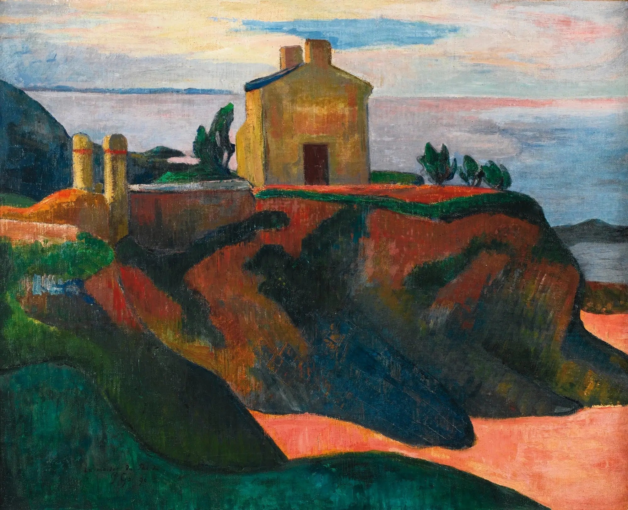 La Maison du Pan-du - Paul Gauguin image 1 reproduction d’œuvre d’art à l’huile