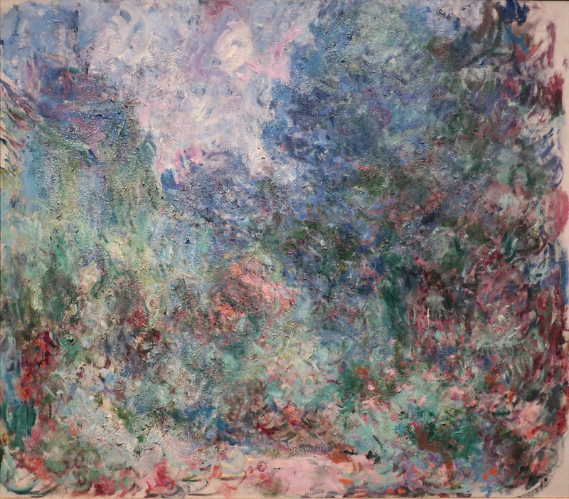 บ้านที่มองเห็นจากสวนกุหลาบ - Claude Monet