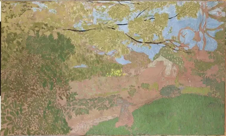 La maisonnette à l'Etang-la-Ville - Édouard Vuillard image 1 reproduction réalisée par Alpha Reproduction