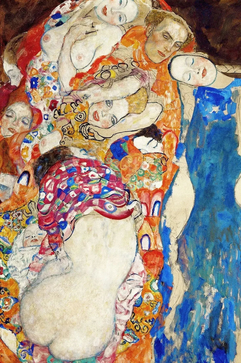 👰‍♀️ เจ้าสาว (รายละเอียด) – Gustav Klimt (1917-1918)