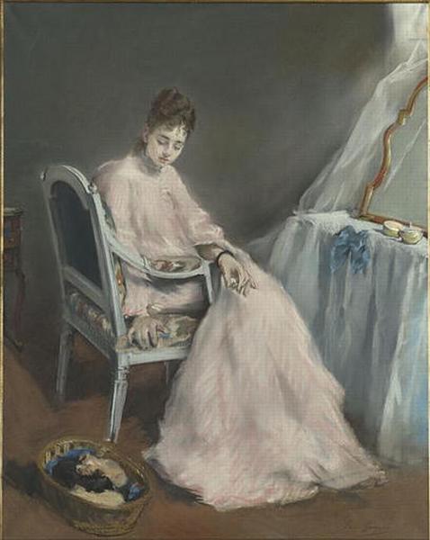 เช้าสีชมพู - Eva Gonzalès