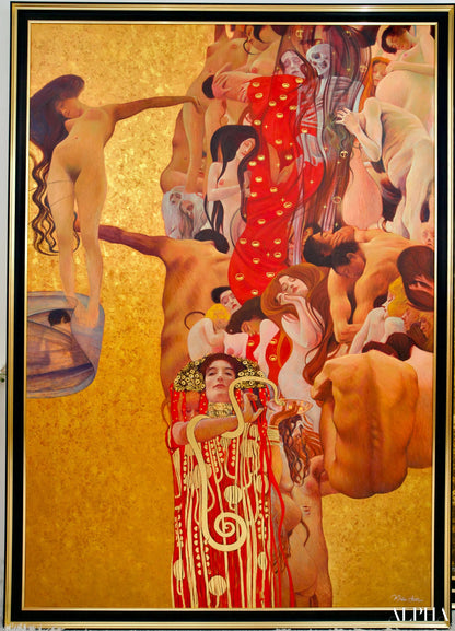 La Médecine – Une Œuvre Réimaginée de Gustav Klimt par Master Apollon | 180 x 270 cm Reproductions de tableaux à la