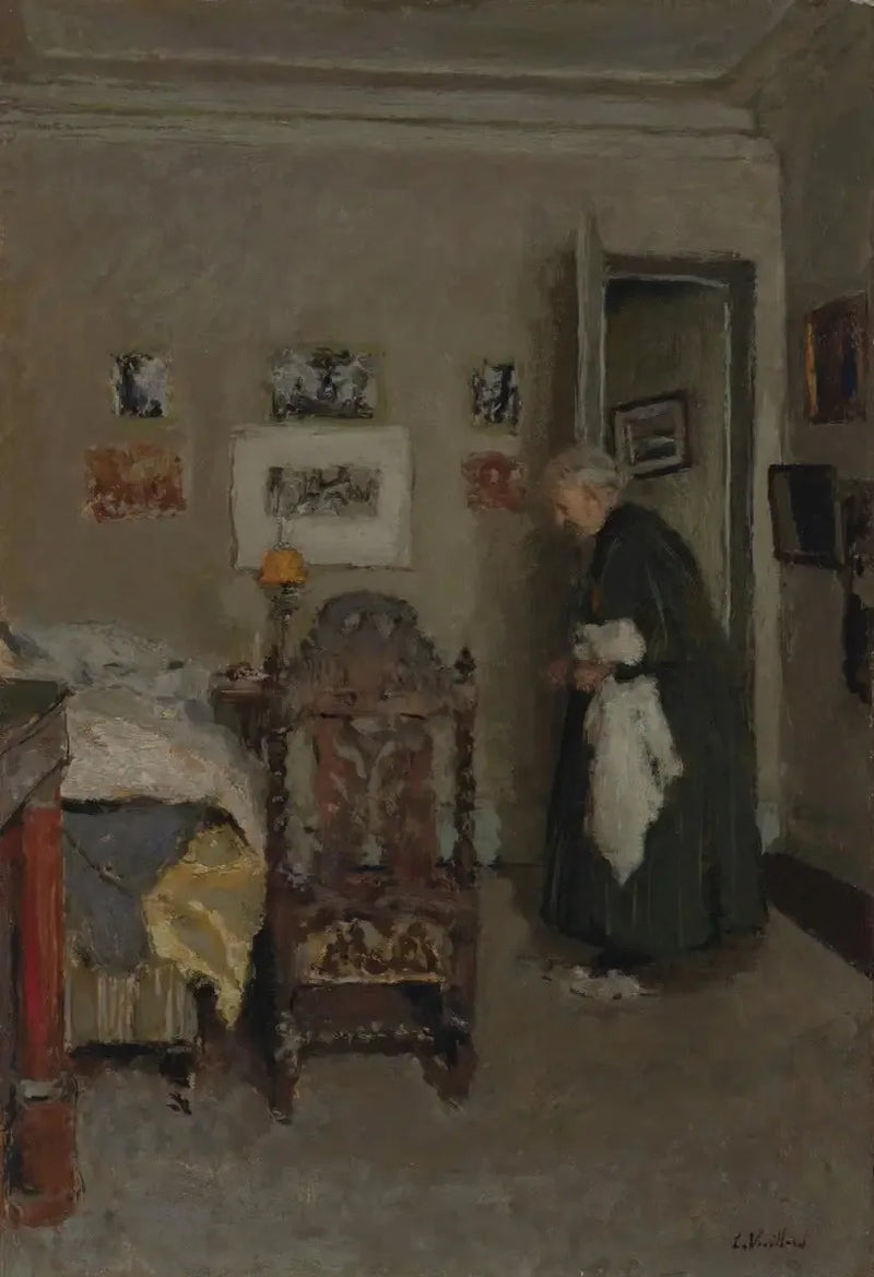 แม่ของศิลปินในอพาร์ตเมนต์ของเธอ ถนนกาลาแยส์ ปารีส - เช้า - Édouard Vuillard