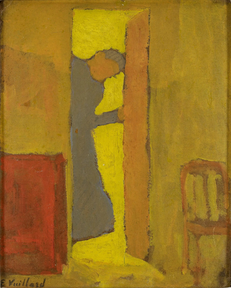 แม่ของศิลปินเปิดประตู - Édouard Vuillard
