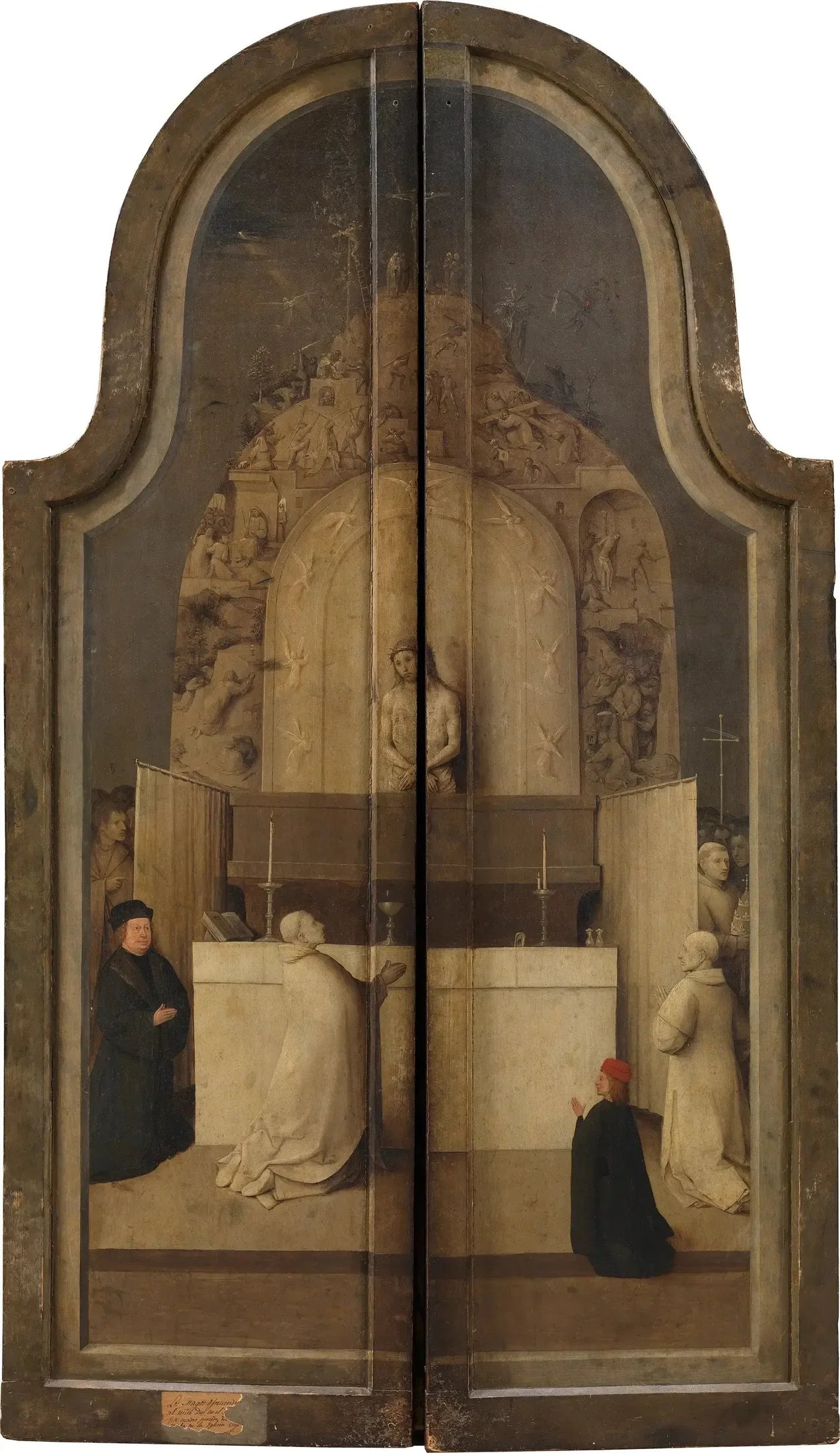 La messe de saint Grégoire - Hieronymus Bosch image 1 reproduction de peinture à l’huile