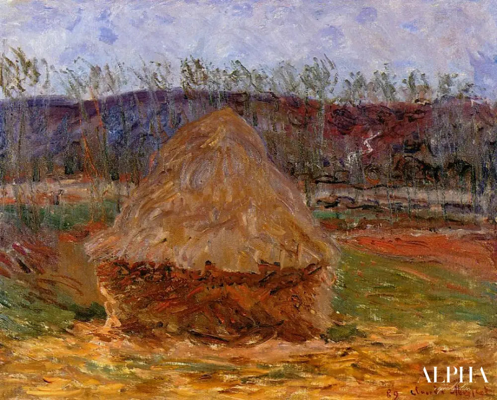 La Meule à Giverny - Claude Monet - Reproductions de tableaux et peintures haut de gamme