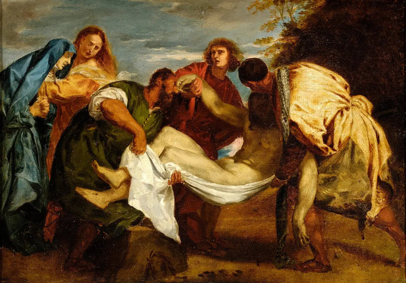 การวางศพตามแบบของ Titien - Eugène Delacroix