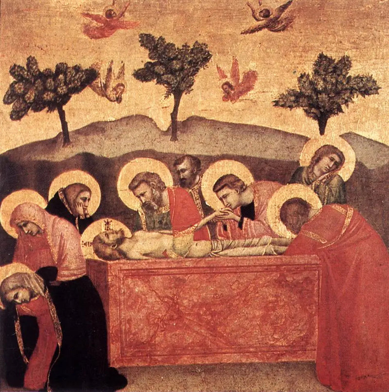 ภาพวาด La Mise au Tombeau - Giotto