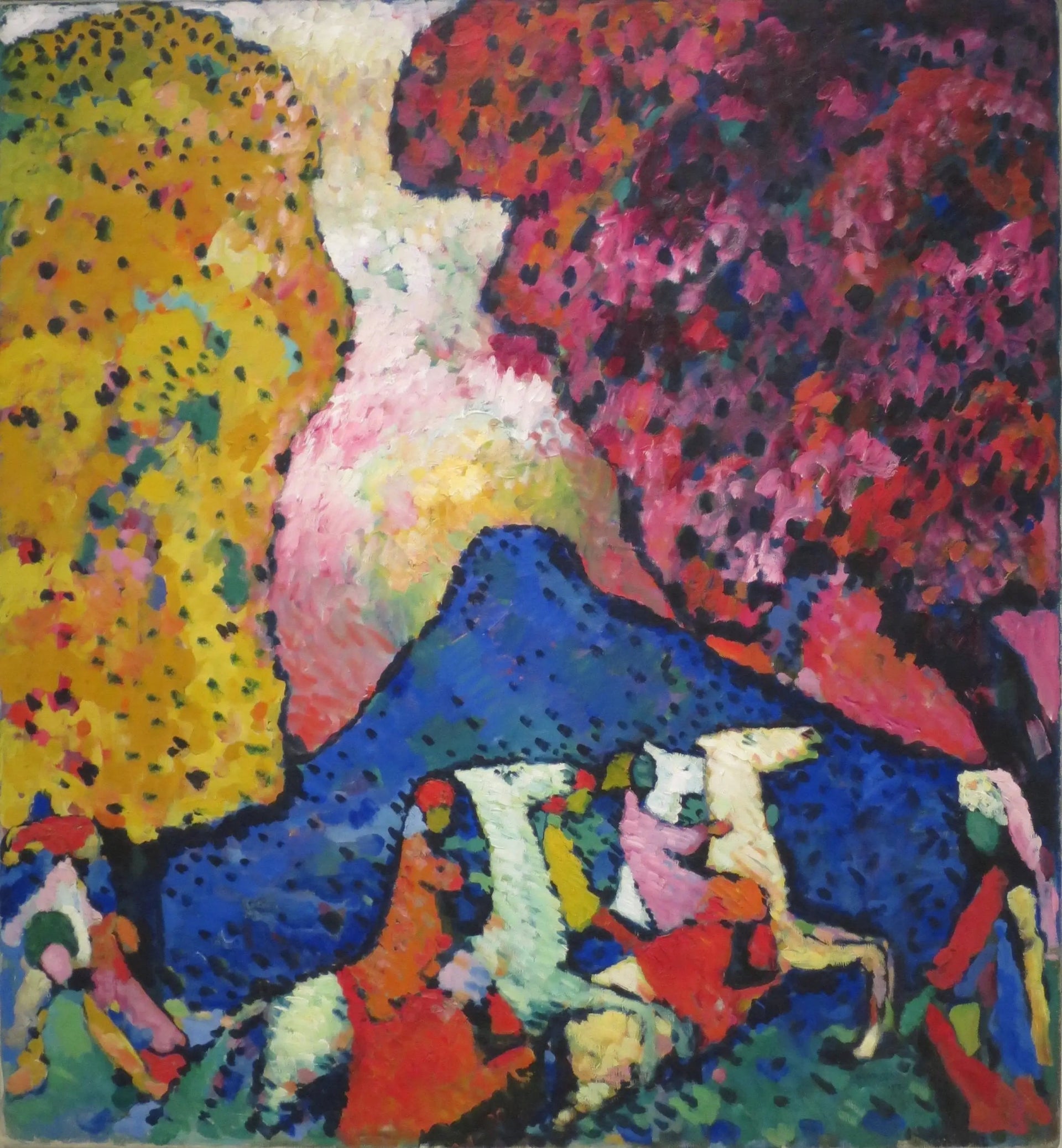 La Montagne bleue - Vassily Kandinsky image 1 tableau peint à l’huile sur toile