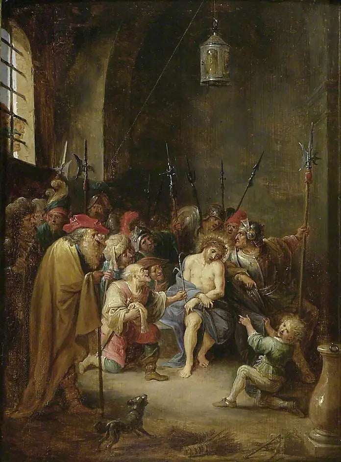 La moquerie du Christ - David Teniers le Jeune image 1 reproduction réalisée par Alpha Reproduction