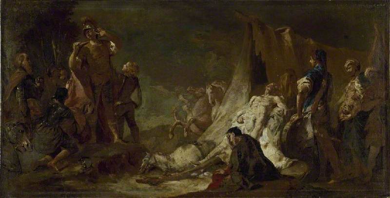 La mort de Darius - Giovanni Battista Piazzetta - Alpha Reproduction