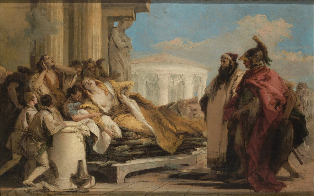 La mort de Didon - Giovanni Battista Tiepolo - Alpha Reproduction