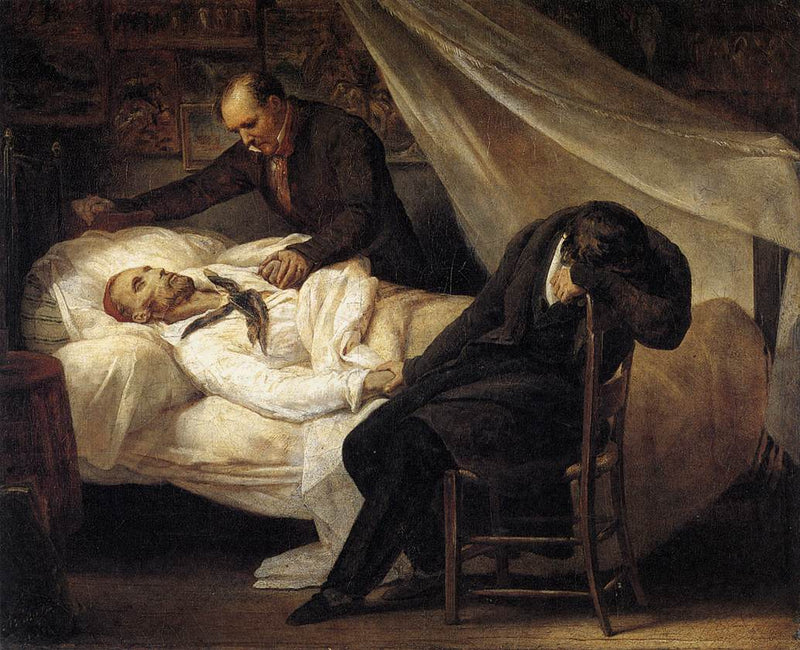 ความตายของ Géricault - Ary Scheffer