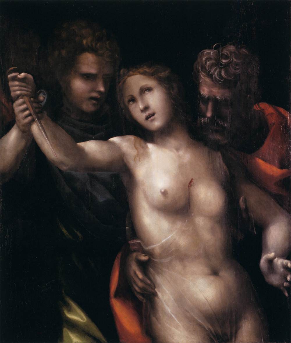 La mort de Lucrèce - Il Sodoma (Giovanni Antonio Bazzi) - Alpha Reproduction