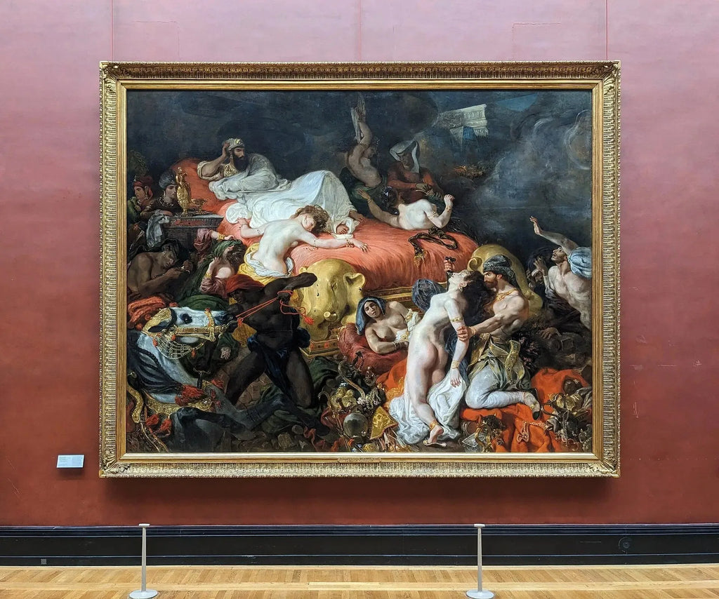 La Mort de Sardanapale - Eugène Delacroix image 4 reproduction artisanale de tableau