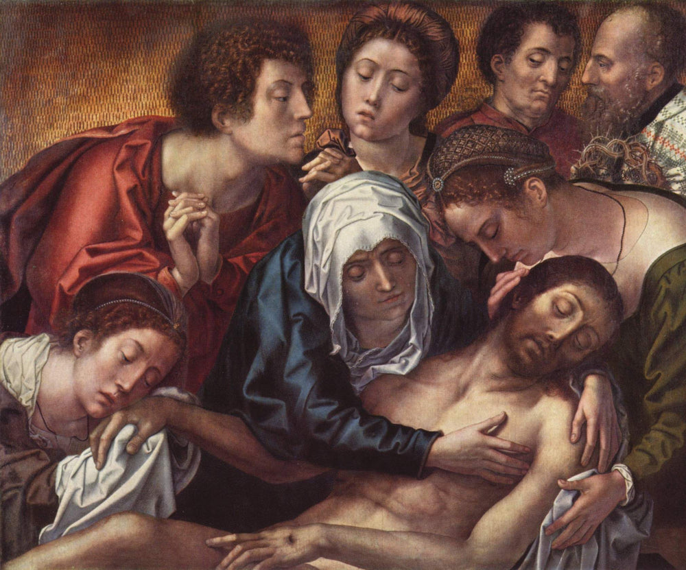 La mort du Christ - Bernard van Orley image 1 reproduction de peinture à l’huile